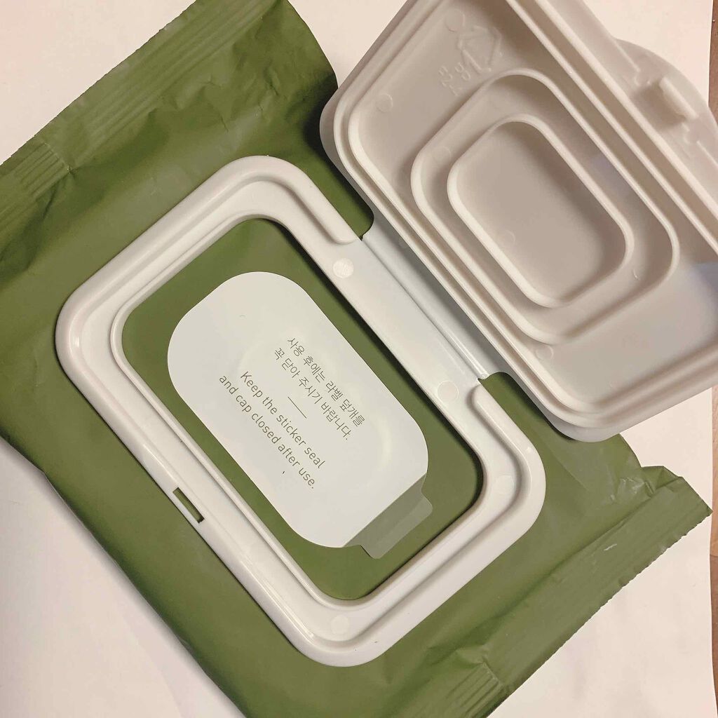 オリーブ　ビタミンE　リアル　クレンジングシート/innisfree/クレンジングシートを使ったクチコミ（2枚目）