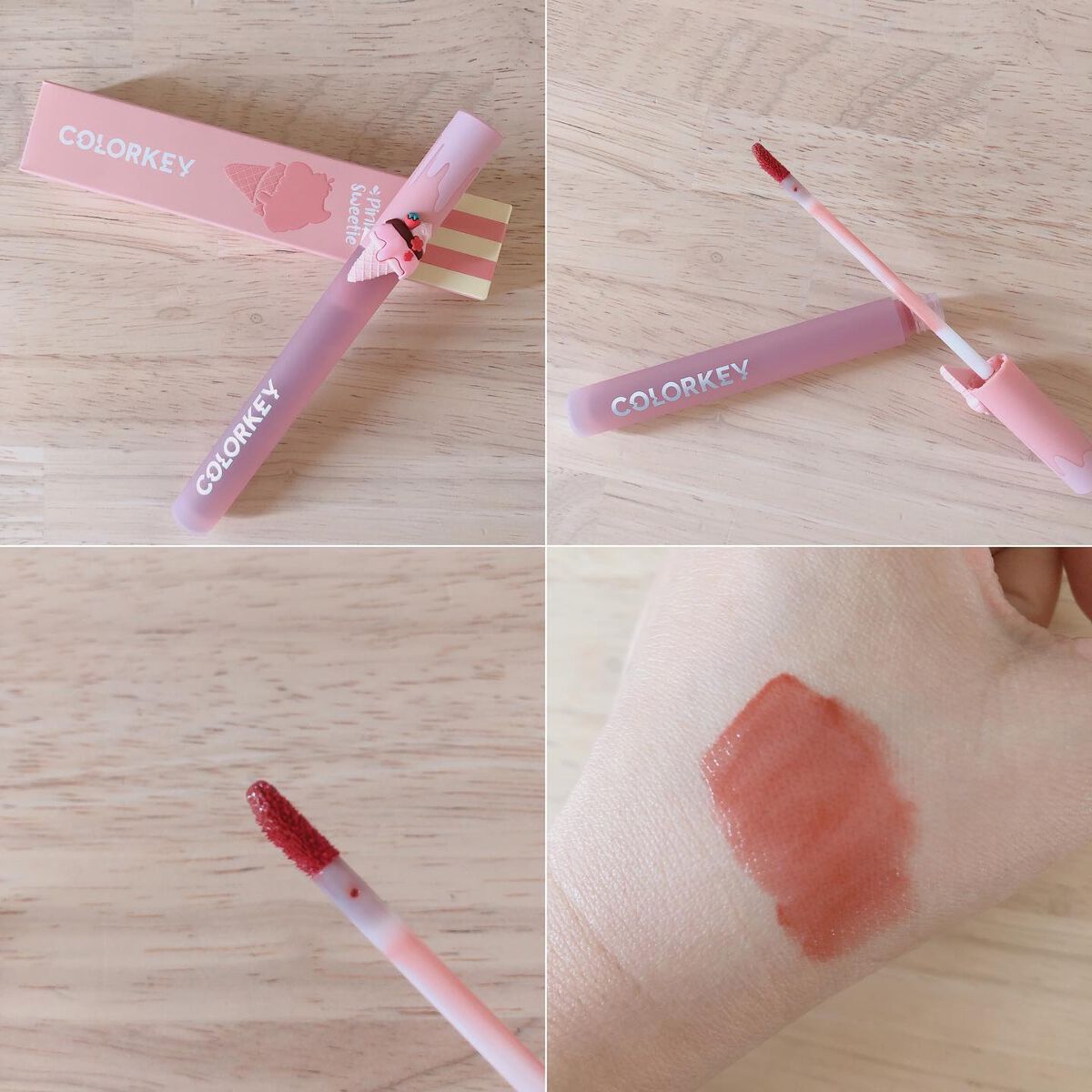 四色アイシャドウパレット/COLORKEY/アイシャドウパレットを使ったクチコミ(3枚目)