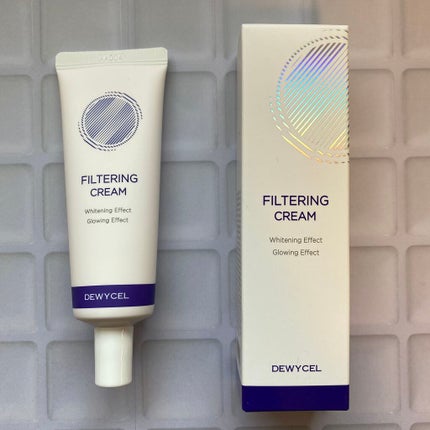 フィルタリングクリーム/DEWYCEL/日焼け止めクリームを使ったクチコミ(1枚目)