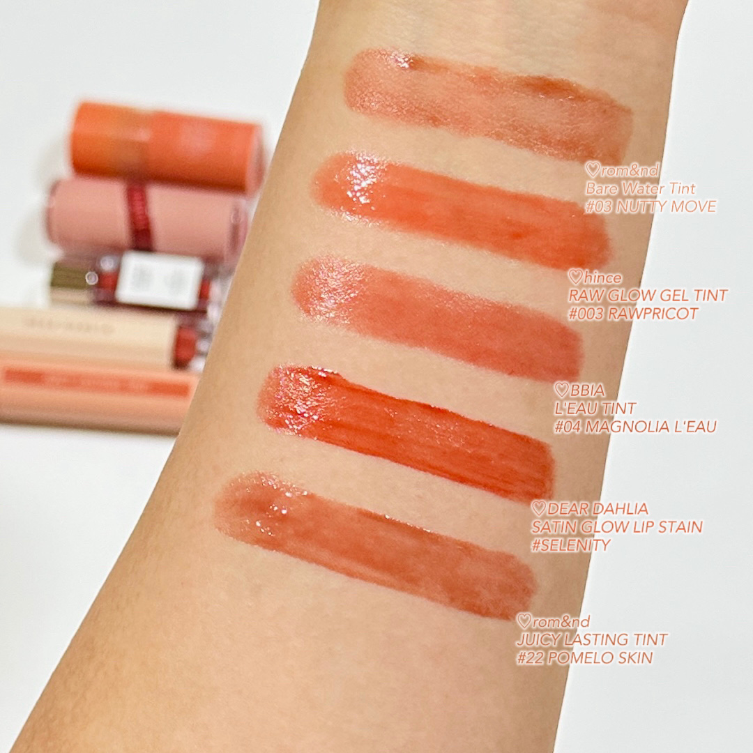 ジューシーラスティングティント/rom&nd/リップティントを使ったクチコミ（3枚目）