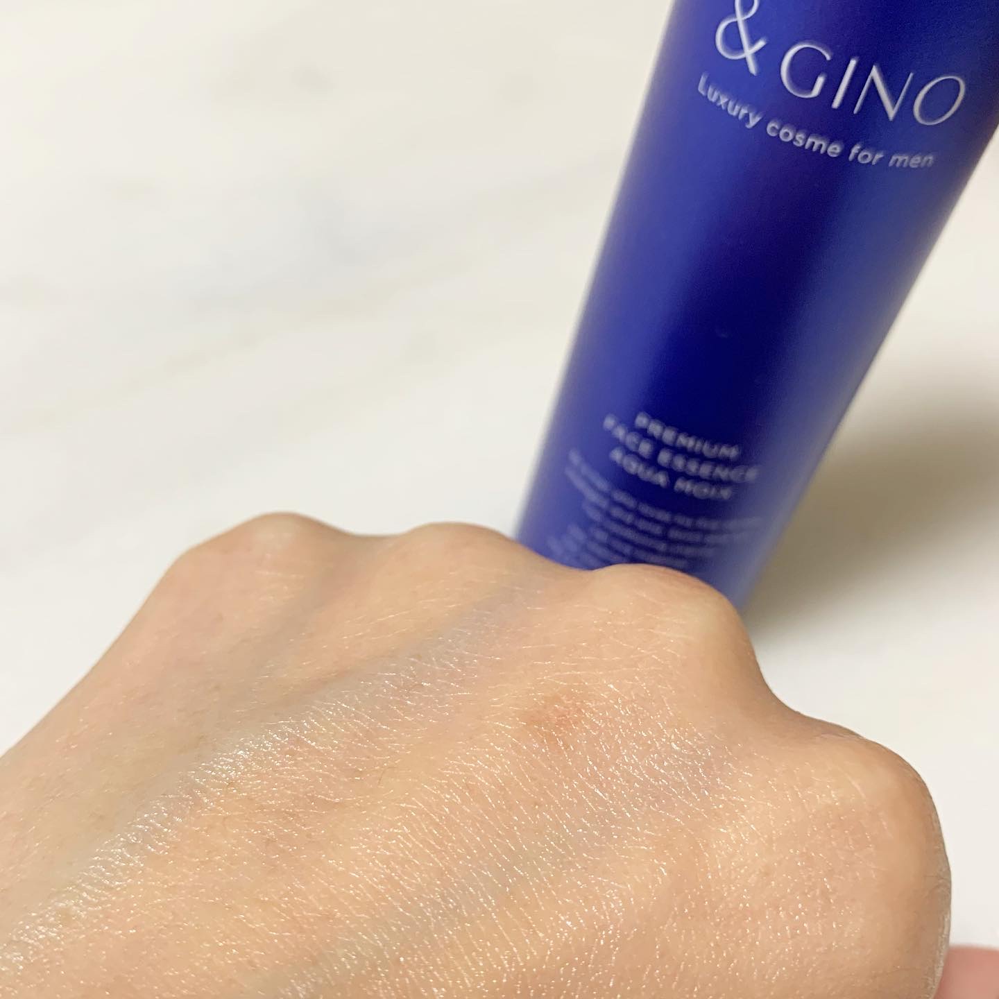 プレミアム フェイス エッセンス アクアモイス/&GINO/美容液を使ったクチコミ（3枚目）