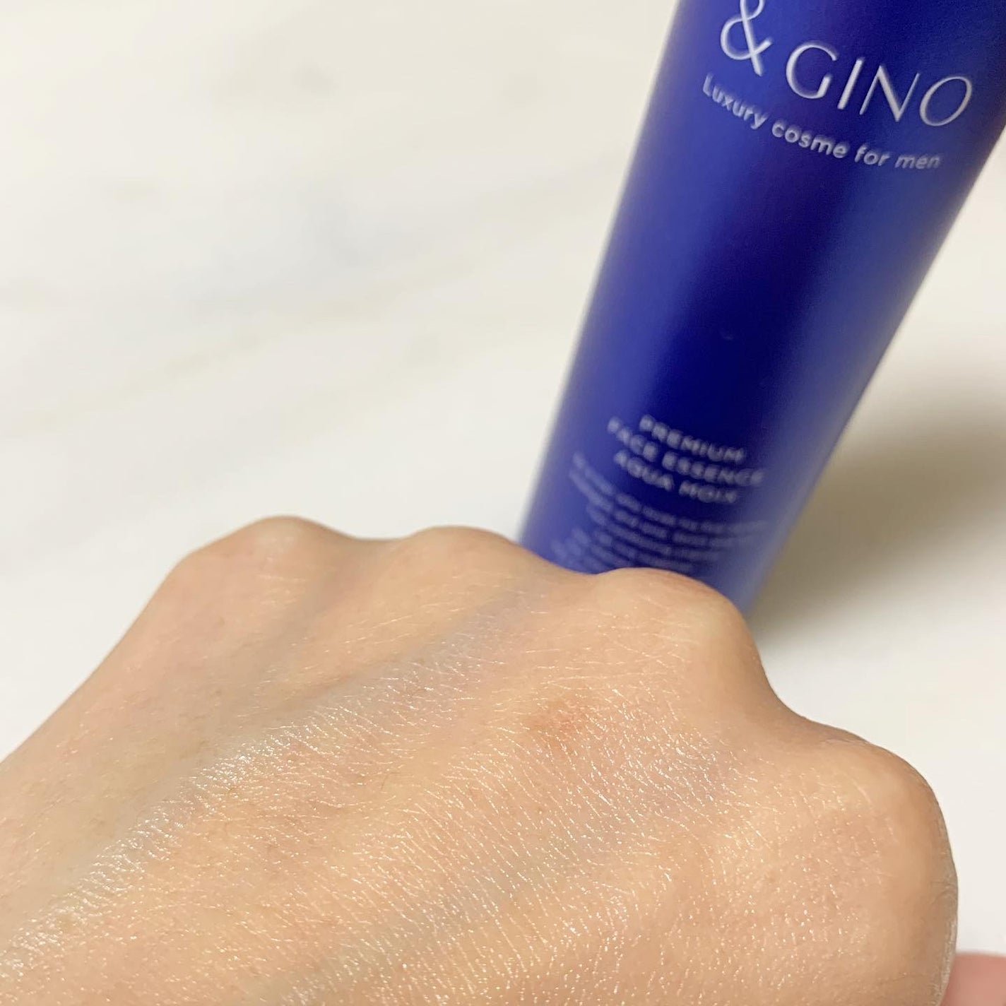 プレミアム フェイス エッセンス アクアモイス/&GINO/美容液を使ったクチコミ(3枚目)