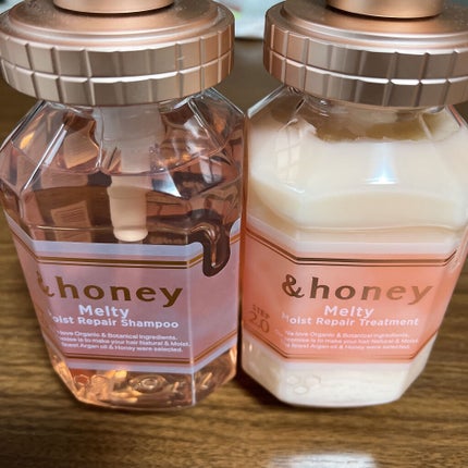 &honey Melty モイストリペア シャンプー1.0/モイストリペア ヘアトリートメント2.0/&honey/市販シャンプーを使ったクチコミ(1枚目)