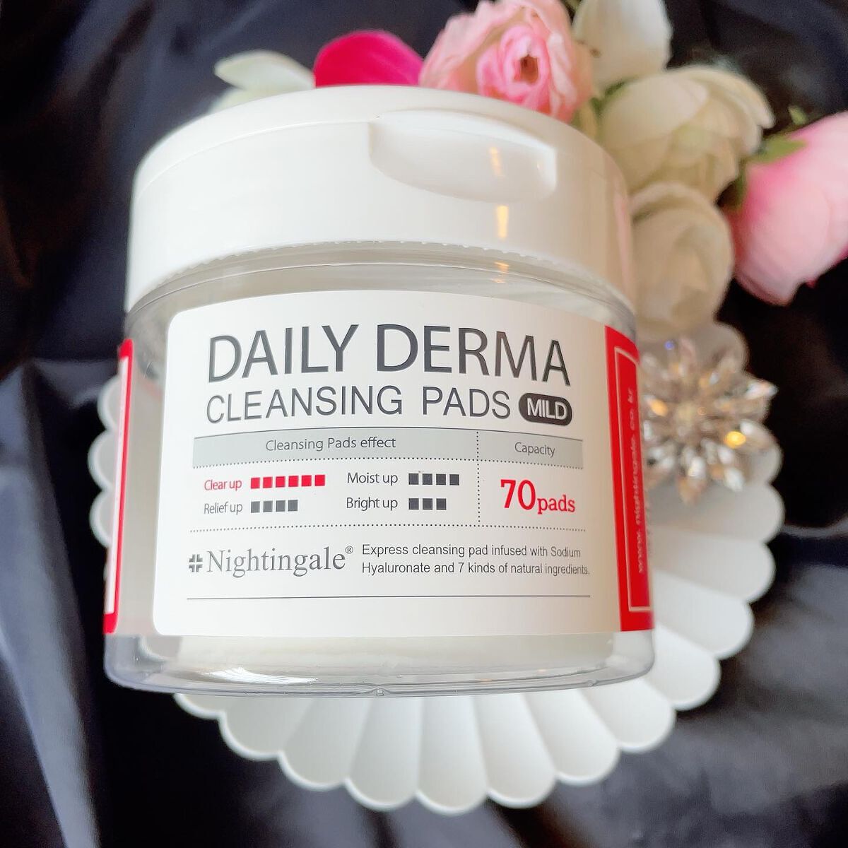 DAILY DERMA CLEANSING PADS MILD/Nightingale(ナイチンゲール)/クレンジングシートを使ったクチコミ（1枚目）