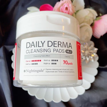 DAILY DERMA CLEANSING PADS MILD/Nightingale(ナイチンゲール)/クレンジングシートを使ったクチコミ（1枚目）