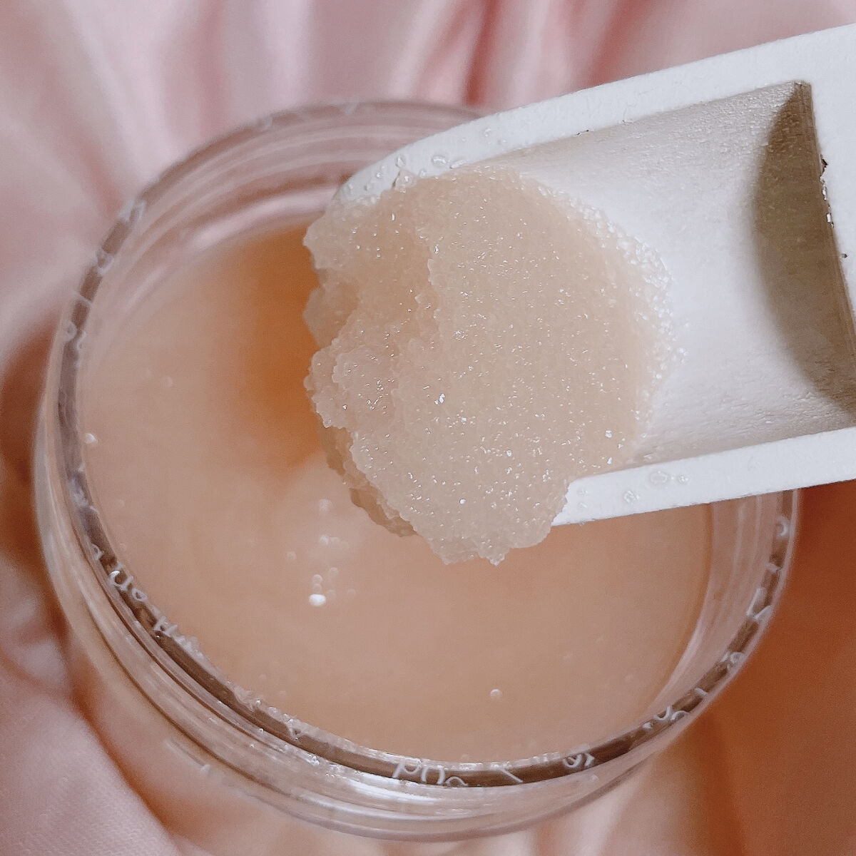 ボディスクラブ チェリーブロッサム 240g/Laline/ボディスクラブを使ったクチコミ（2枚目）