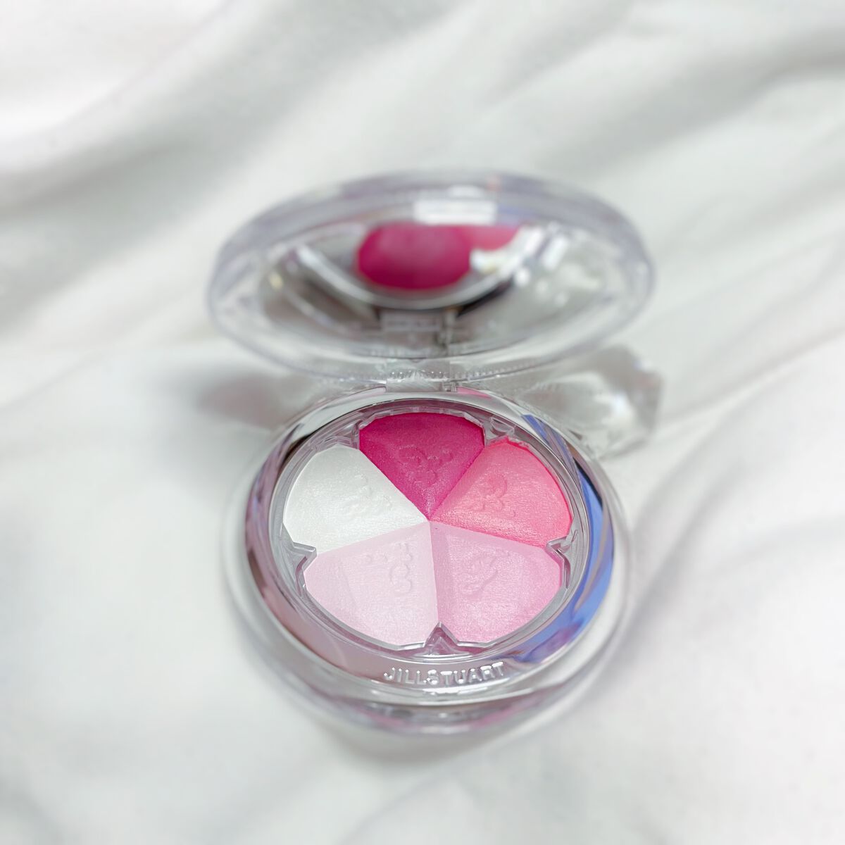 ジルスチュアート ブルーム ミックスブラッシュ コンパクト 02 baby lilac/JILL STUART/パウダーチークを使ったクチコミ（1枚目）