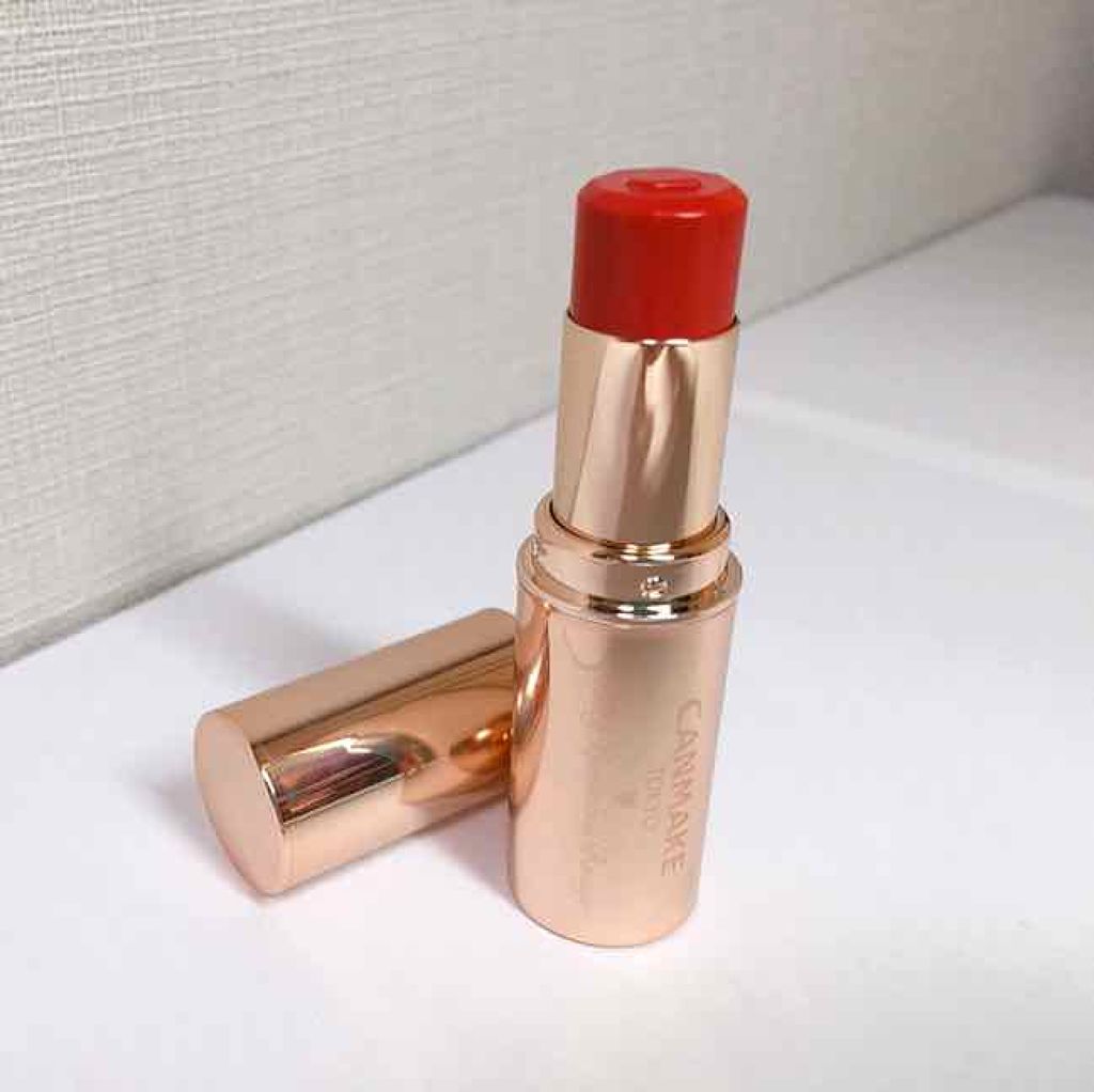 メルティールミナスルージュ 02 ピンキーレッド/キャンメイク/口紅を使ったクチコミ（1枚目）