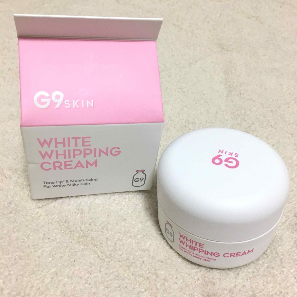 WHITE WHIPPING CREAM(ウユクリーム)/G9SKIN/化粧下地を使ったクチコミ(1枚目)