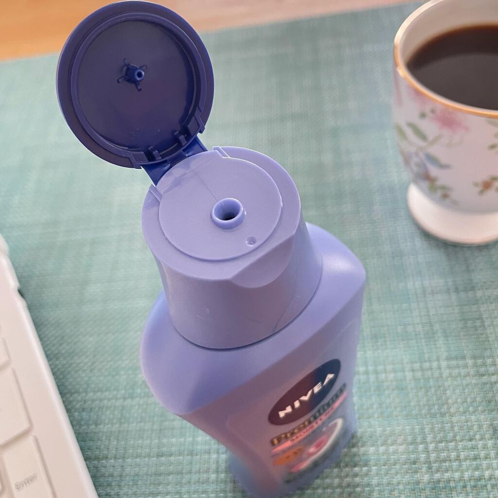 ニベア プレミアムボディミルク モイスチャー/ニベア/ボディミルクを使ったクチコミ(4枚目)