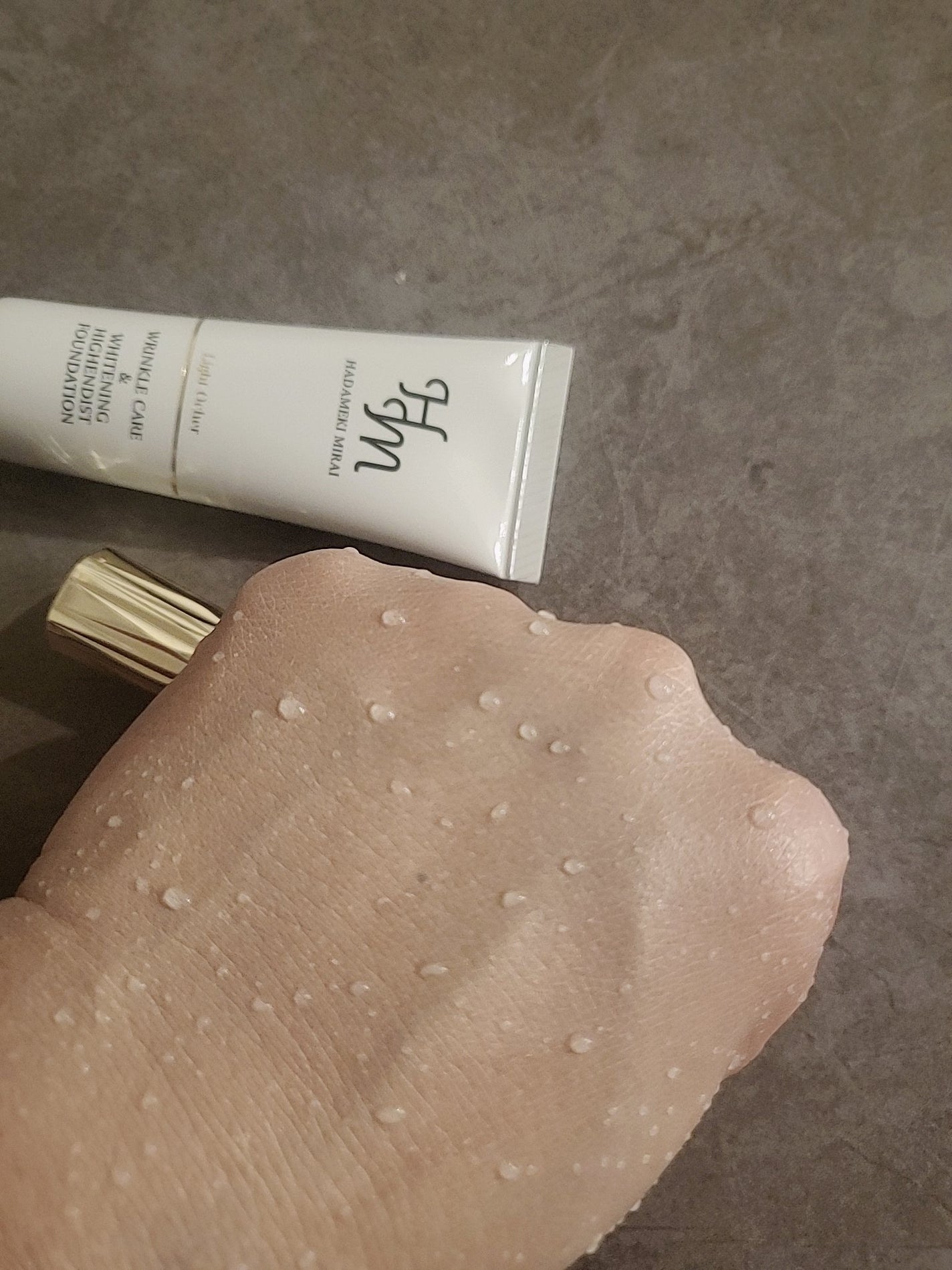 リンクルケア&ホワイトニング ハイエンディストファンデーション/ハダメキミライ/リキッドファンデーションを使ったクチコミ(3枚目)