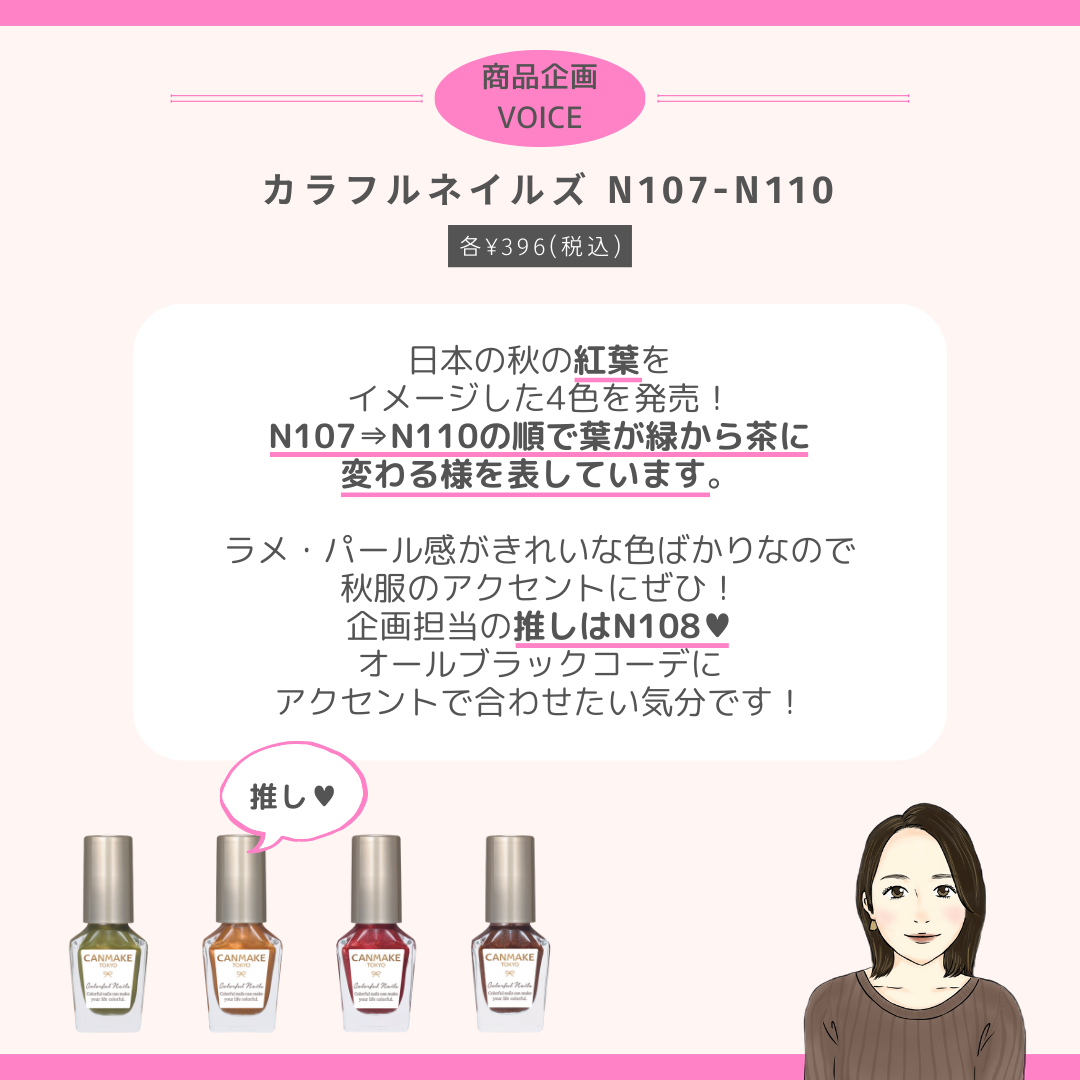 カラフルネイルズ/キャンメイク/マニキュアを使ったクチコミ(4枚目)