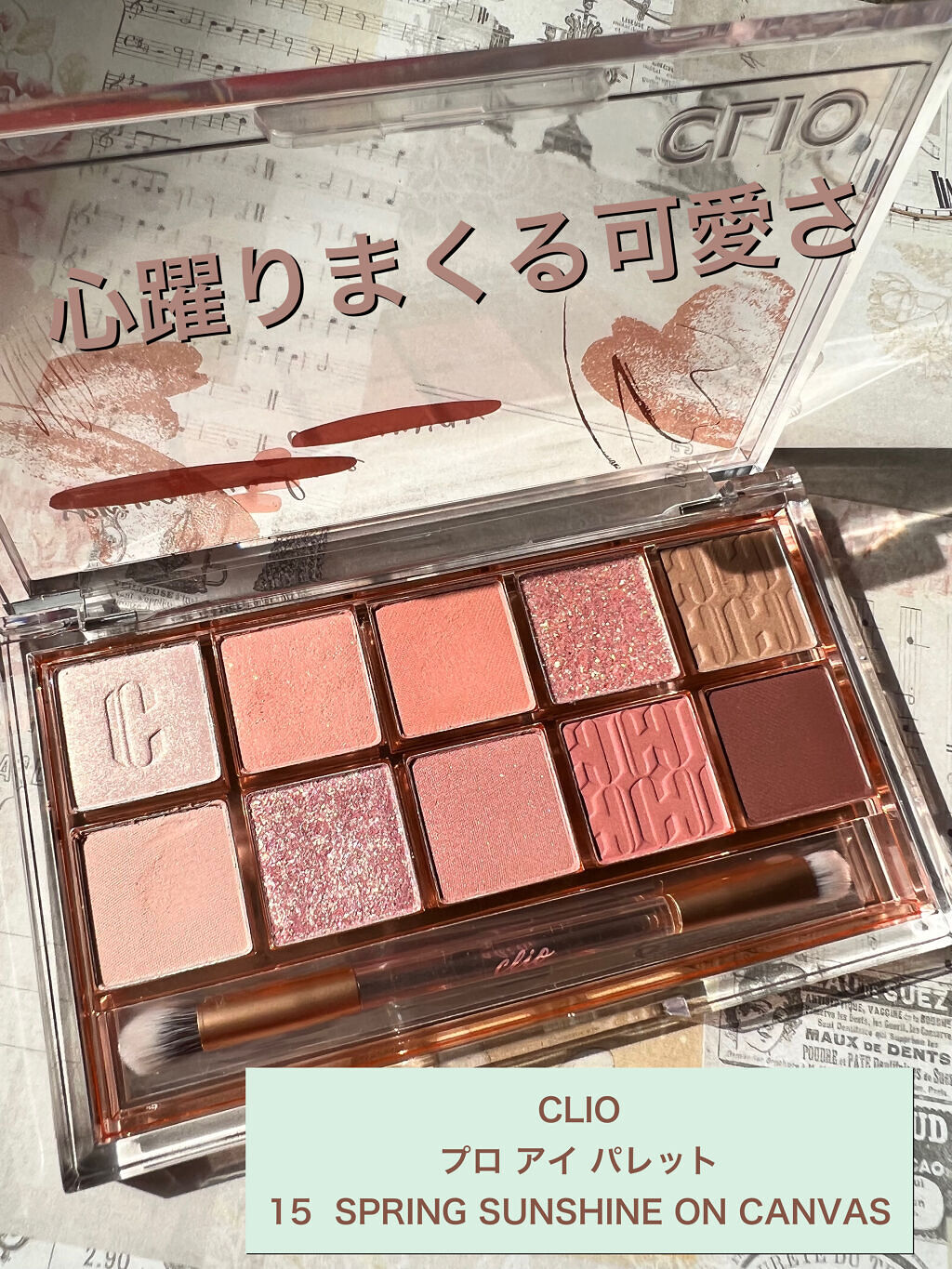プロ アイ パレット/CLIO/アイシャドウパレットを使ったクチコミ（1枚目）