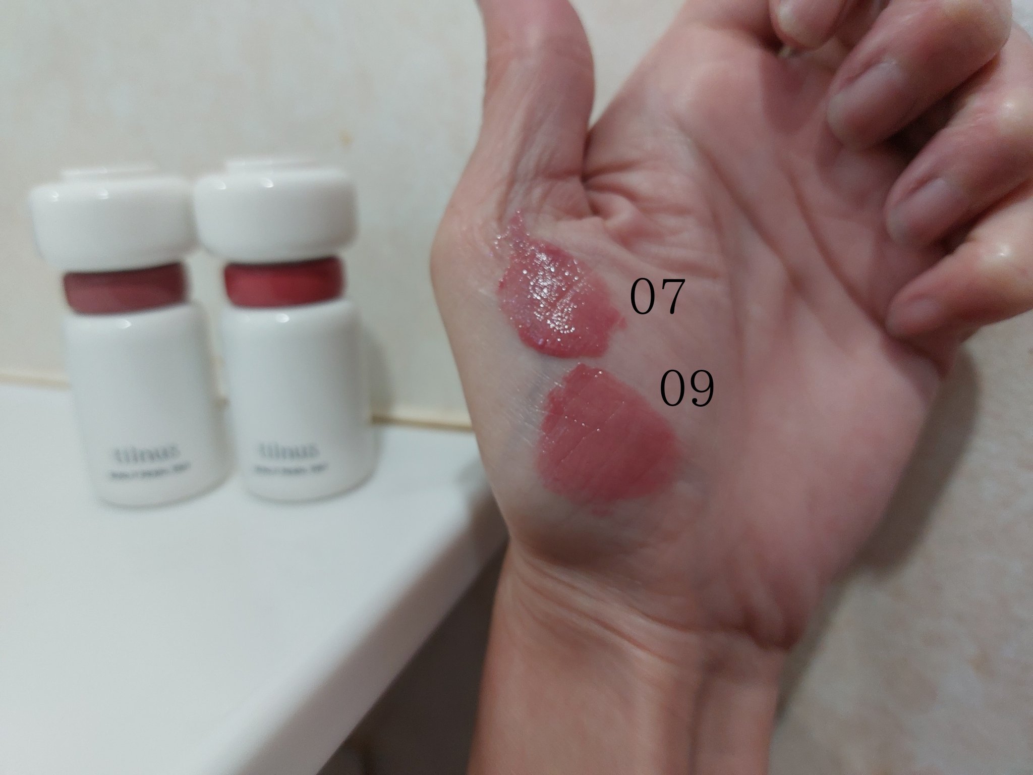 ティルナス サンリットパール ティント/tilnus/リップティントを使ったクチコミ（1枚目）
