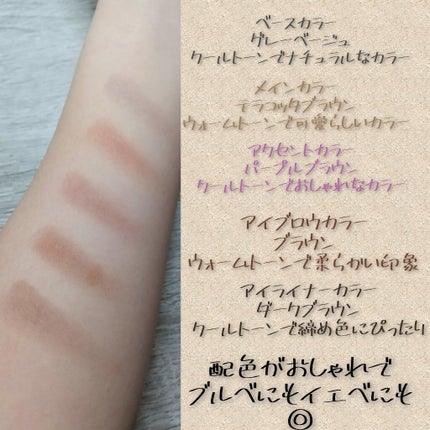 パーフェクトマルチアイズ/キャンメイク/アイシャドウパレットを使ったクチコミ(4枚目)