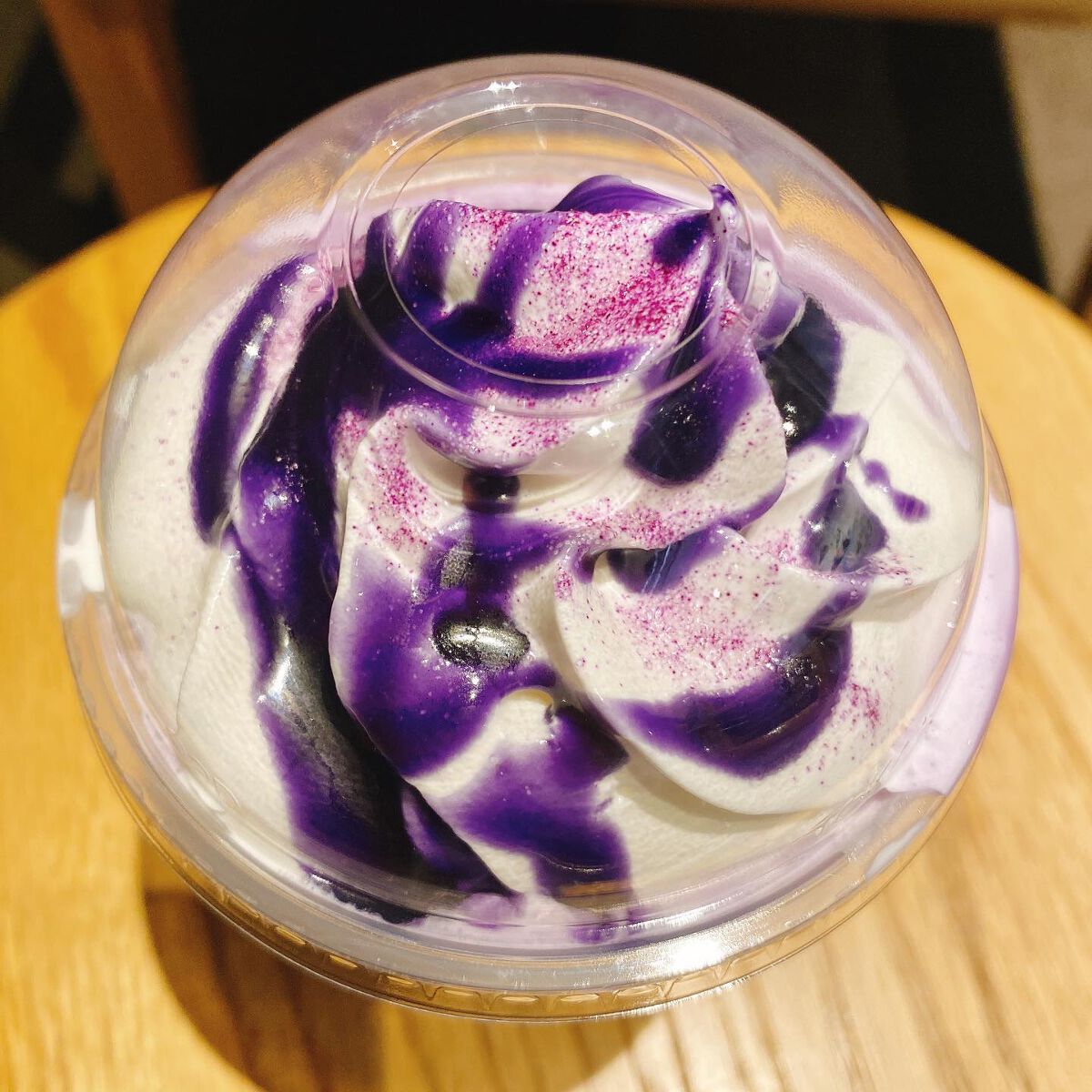 パープルハロウィンフラペチーノ/ドリンクを使ったクチコミ(3枚目)