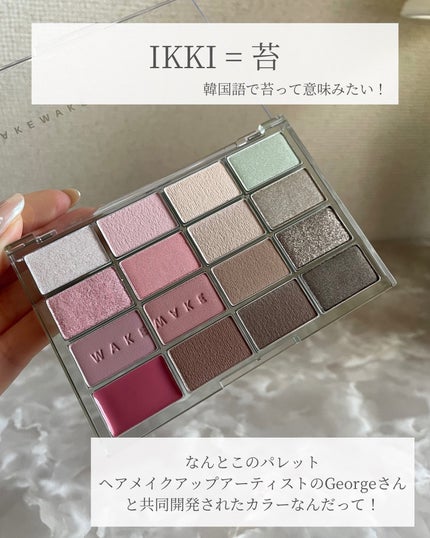 ソフトブラーリングアイパレット/wakemake/アイシャドウパレットを使ったクチコミ(3枚目)