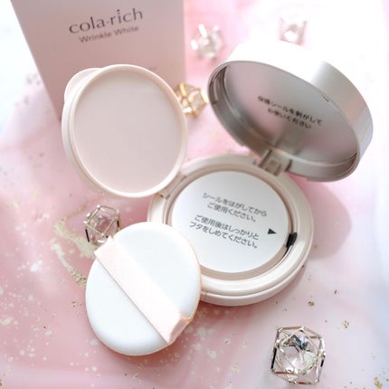 リンクルホワイトクッションファンデーション/コラリッチ/クッションファンデーションを使ったクチコミ(2枚目)