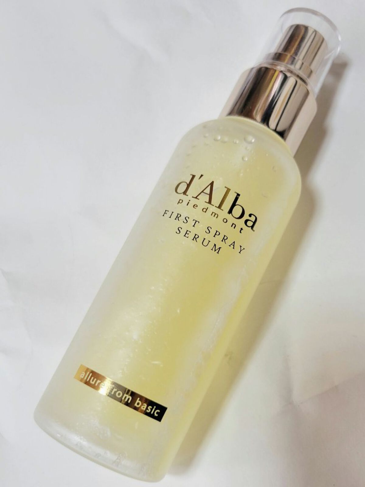 ダルバ ホワイトトリュフファーストスプレーセラム/ダルバ/ミスト状化粧水を使ったクチコミ（1枚目）