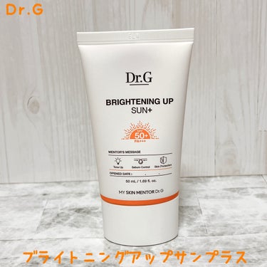 ＊
♡ Dr.G
　ブライトニングアップサンプラス ♡
⁡
SPF50+ PA+++
⁡
⁡
サラッと心地よく、 肌トーンをアップさせる
日焼け止めクリーム☀️
LDKのBestbuyにも選ばれていて
