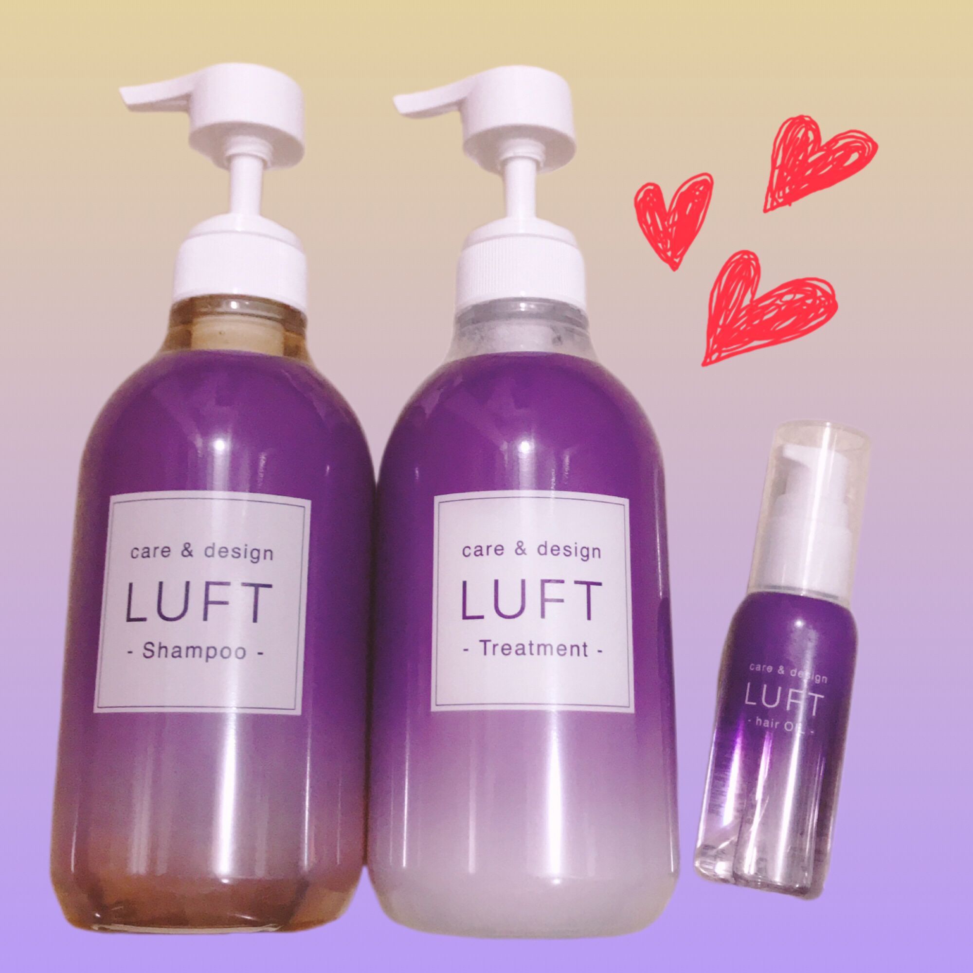 ケア＆デザインシャンプーD／トリートメントD/LUFT/市販シャンプーを使ったクチコミ（2枚目）