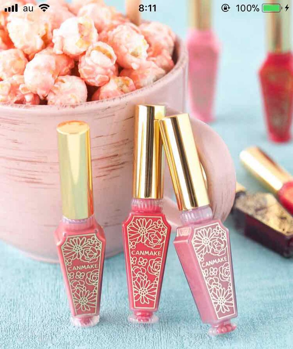 リップティントシロップ/キャンメイク/リップティントを使ったクチコミ（1枚目）