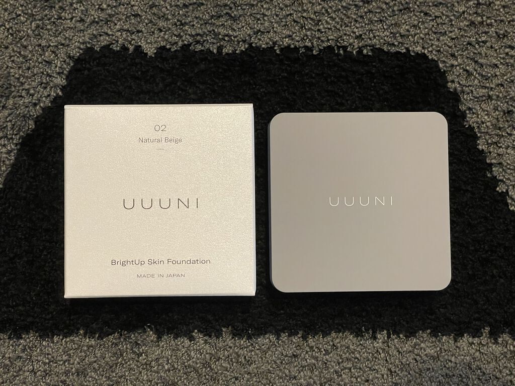ブライトアップスキンファンデーション 02 Natural Beige(ナチュラルベージュ)/UUUNI/クッションファンデーションを使ったクチコミ（2枚目）