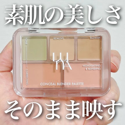 コンシールブレンダーパレット/LUNA/パレットコンシーラーを使ったクチコミ(1枚目)