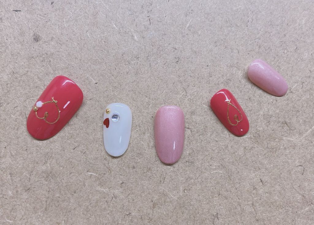 ウィークリージェル WG-12 レディピンク(Lady Pink)/HOMEI/ジェルネイルを使ったクチコミ（3枚目）