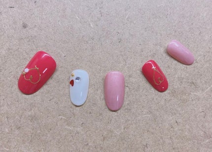 ウィークリージェル WG-12 レディピンク(Lady Pink)/HOMEI/ジェルネイルを使ったクチコミ(3枚目)