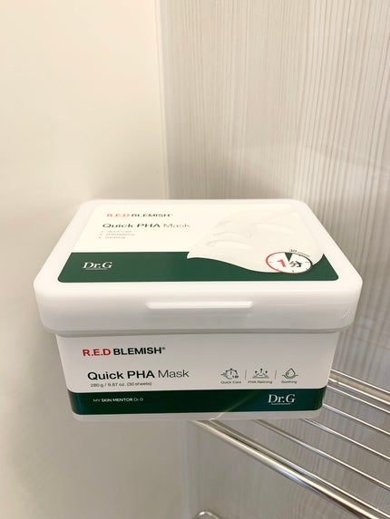 レッドブレミッシュクイックPHAシートマスク/Dr.G/シートマスク・パックを使ったクチコミ(1枚目)