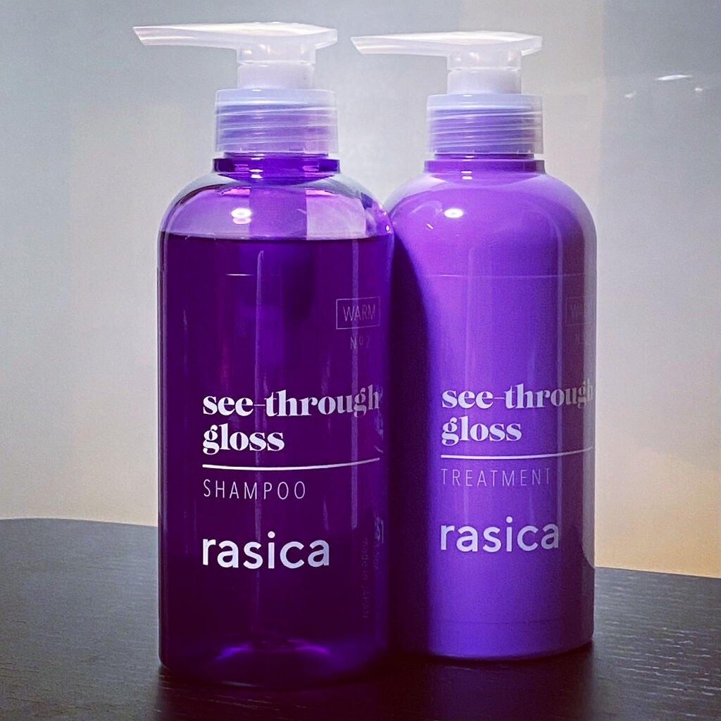 シースルーグロスシャンプー/トリートメント/rasica/市販シャンプーを使ったクチコミ(1枚目)