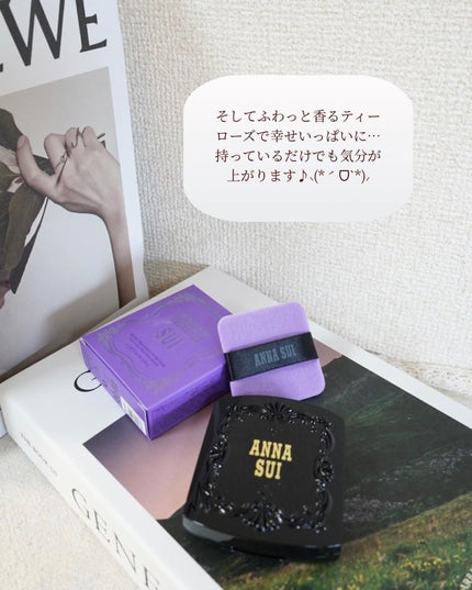 ローズ プレスト パウダー/ANNA SUI/プレストパウダーを使ったクチコミ(6枚目)