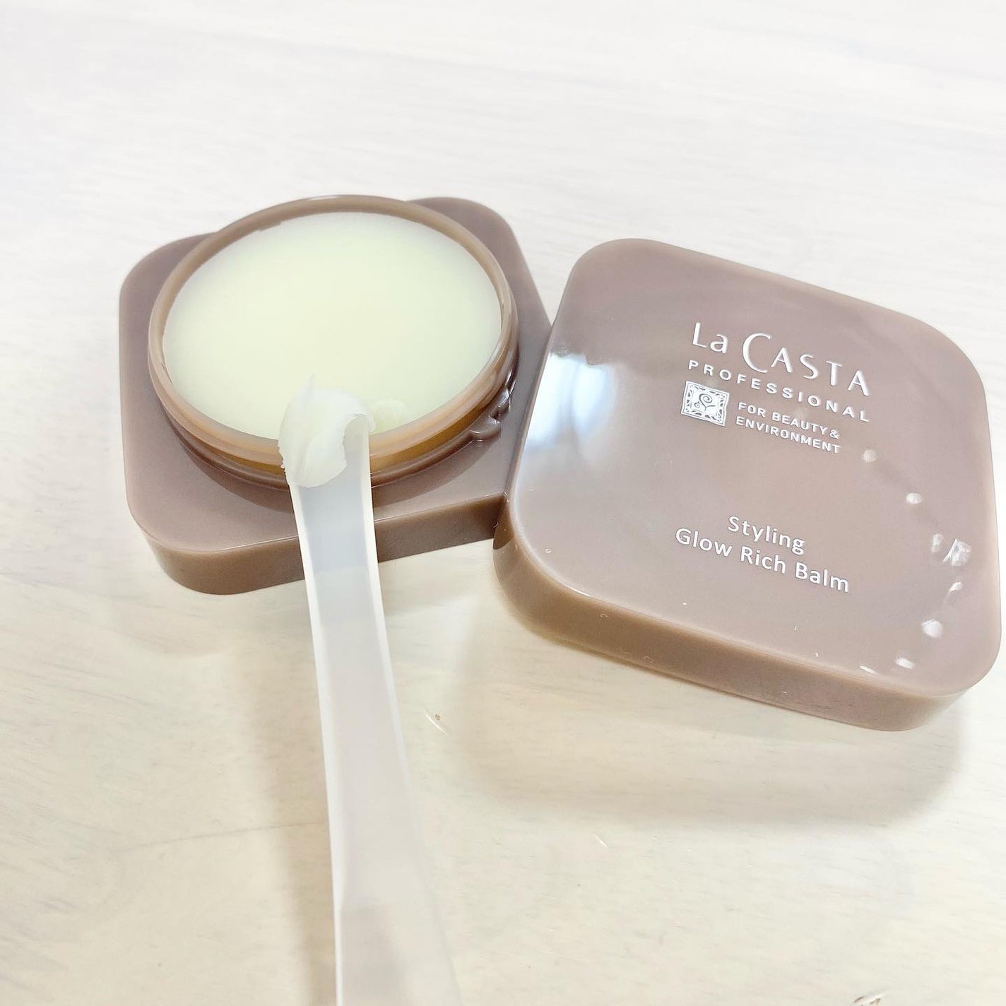 プロフェッショナル スタイリング グロウリッチ バーム /ラ・カスタ プロフェッショナル/ヘアバームを使ったクチコミ(2枚目)