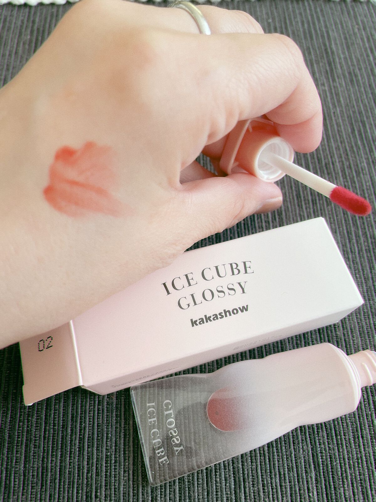 ICE CUBE GLOSSY/kakashow/リップグロスを使ったクチコミ(2枚目)