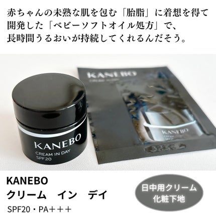 クリーム イン デイ/KANEBO/フェイスクリームを使ったクチコミ(2枚目)