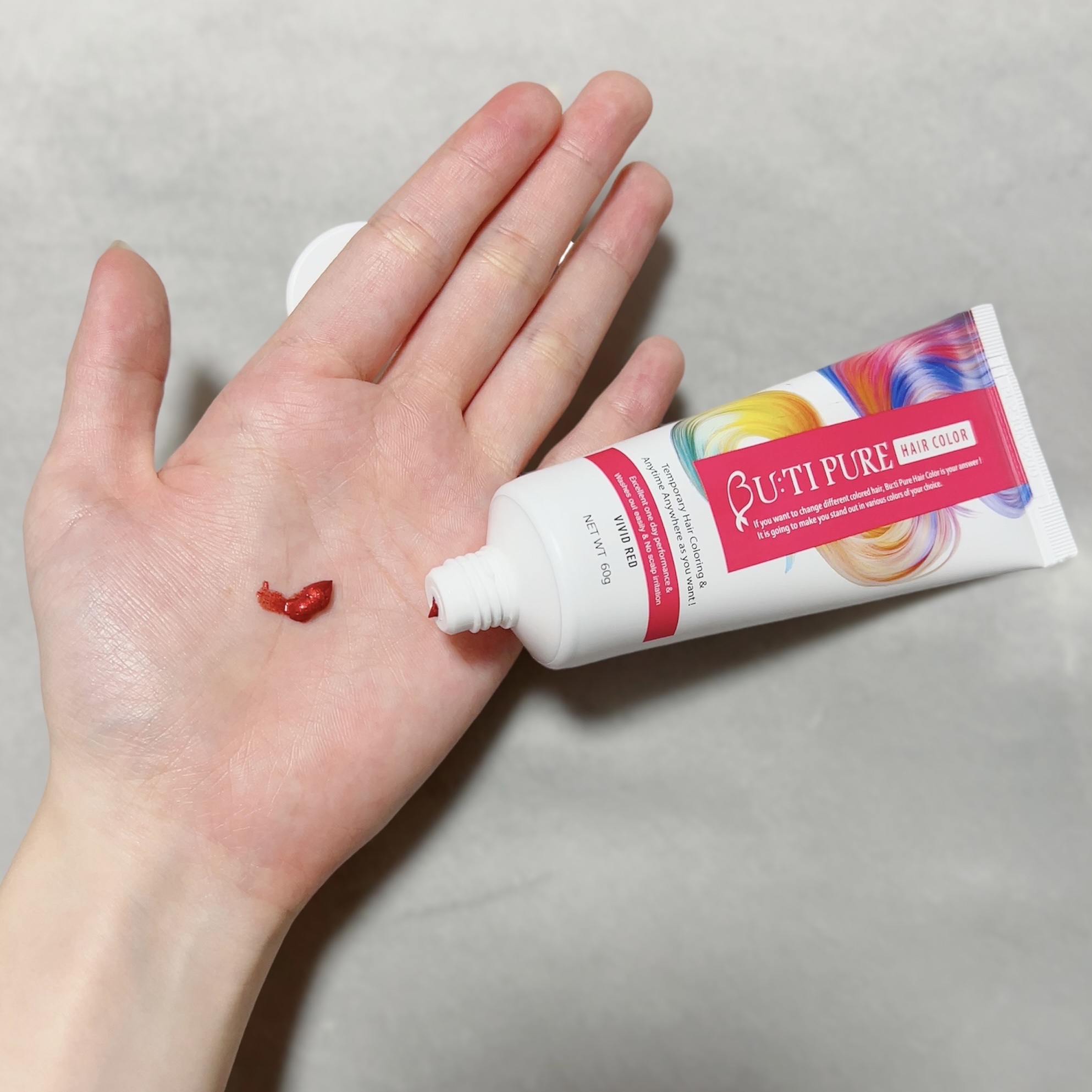 ビューティピュア ワンデーヘアカラー/BU:TI PURE/ヘアカラーを使ったクチコミ（1枚目）