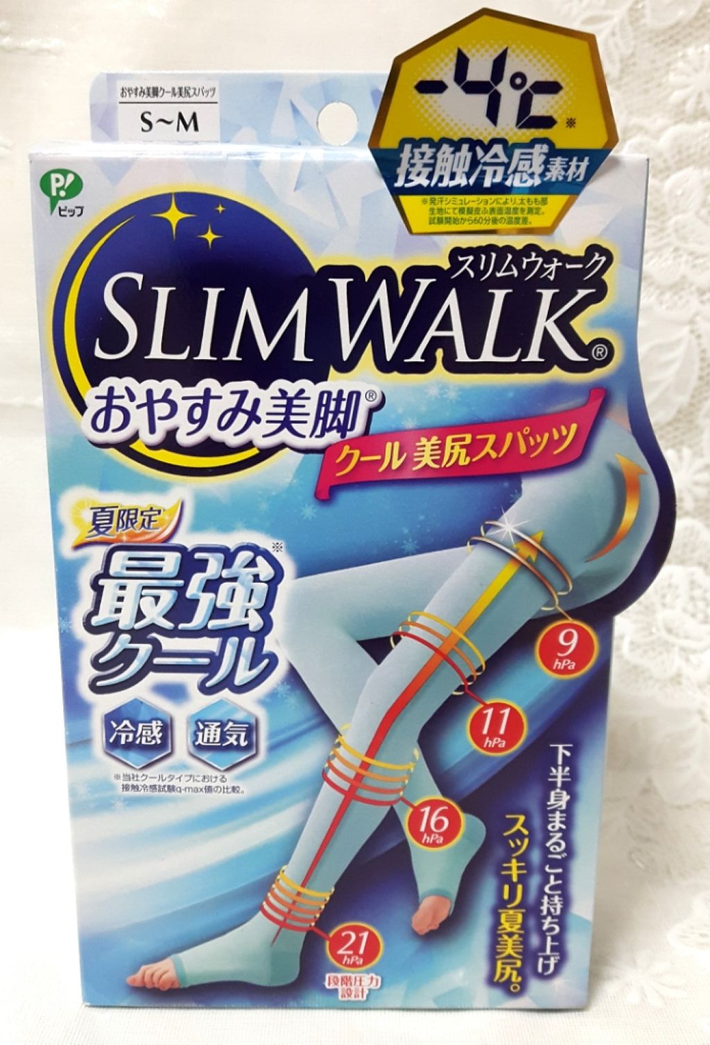 夢みるここちのスリムウォーク キュッとひきしめ 涼感設計(旧)/SLIMWALK/着圧ソックス・レギンスを使ったクチコミ(1枚目)