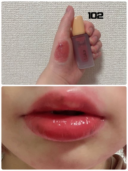 フルーティーグラムティント/Laka/リップティントを使ったクチコミ(4枚目)