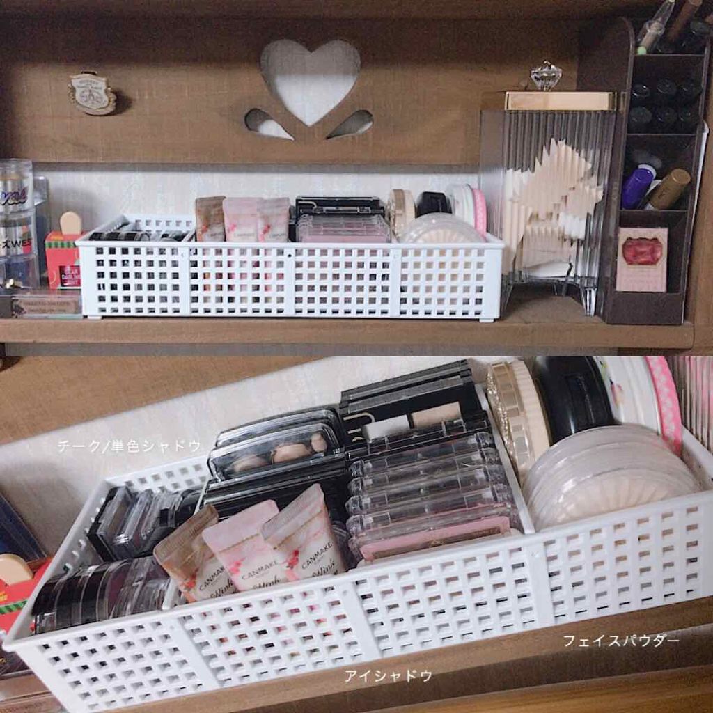流花 on LIPS 「私がやってるコスメ収納方法です🕺🏻みなさんのようなコスメ収納や..」(2枚目)