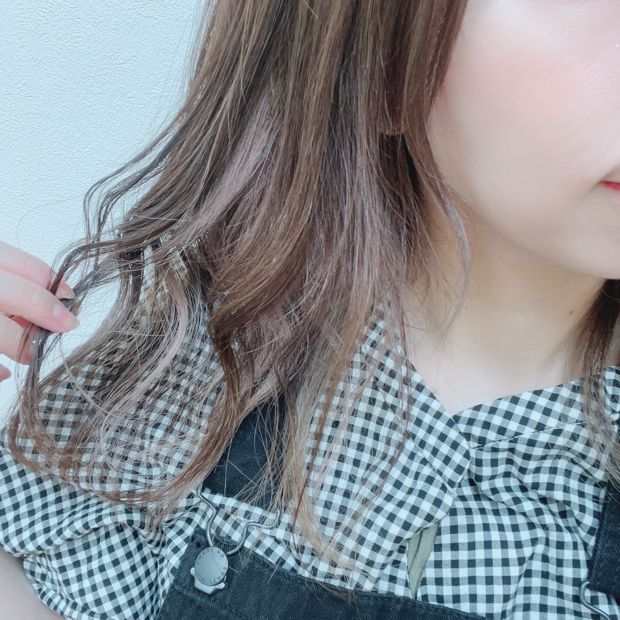 ポリッシュオイル＿ホワイトユズ/La'dor/ヘアオイルを使ったクチコミ（3枚目）