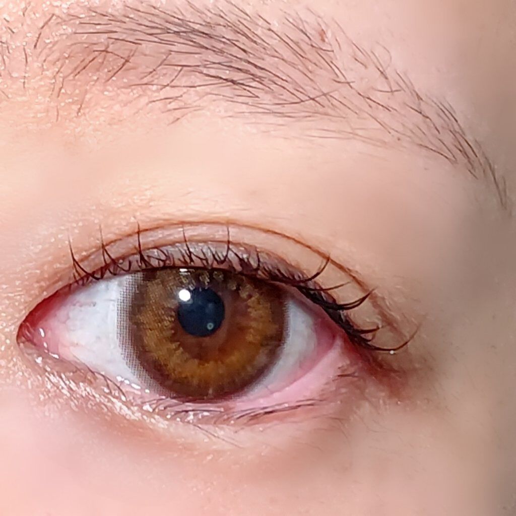 ハニードロップス セピア/HONEY DROPS/カラーコンタクトレンズを使ったクチコミ（3枚目）