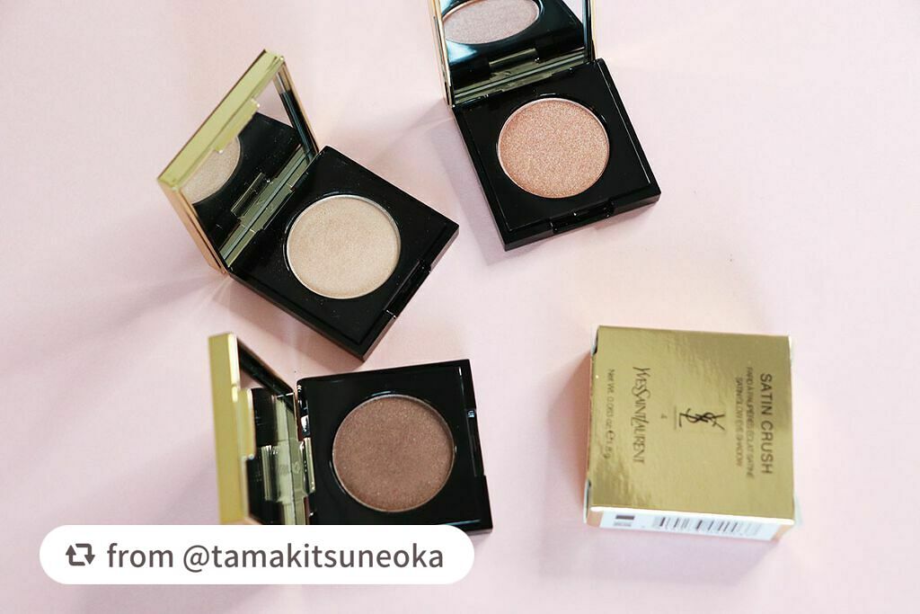 サテン クラッシュ/YVES SAINT LAURENT BEAUTE/単色アイシャドウを使ったクチコミ(3枚目)