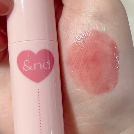 アンドバイロムアンド グラッシーボムティント/&nd by rom&nd/リップティントを使ったクチコミ(3枚目)