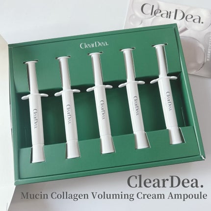 ミューシンコラーゲンボリューミングクリームアンプル/ClearDea./美容液を使ったクチコミ(1枚目)