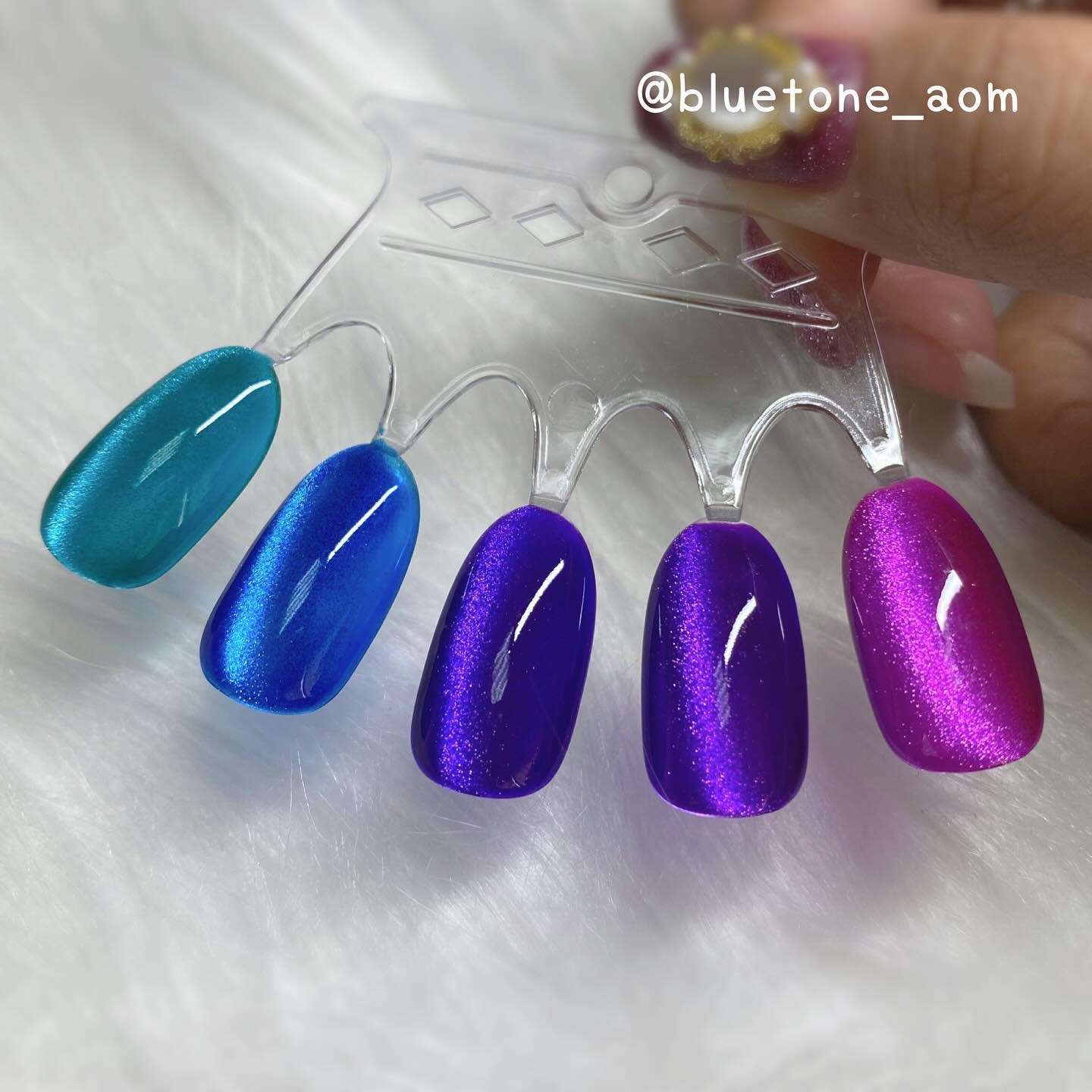 ビー玉マグネットジェル/ネイル工房/ジェルネイルを使ったクチコミ（3枚目）