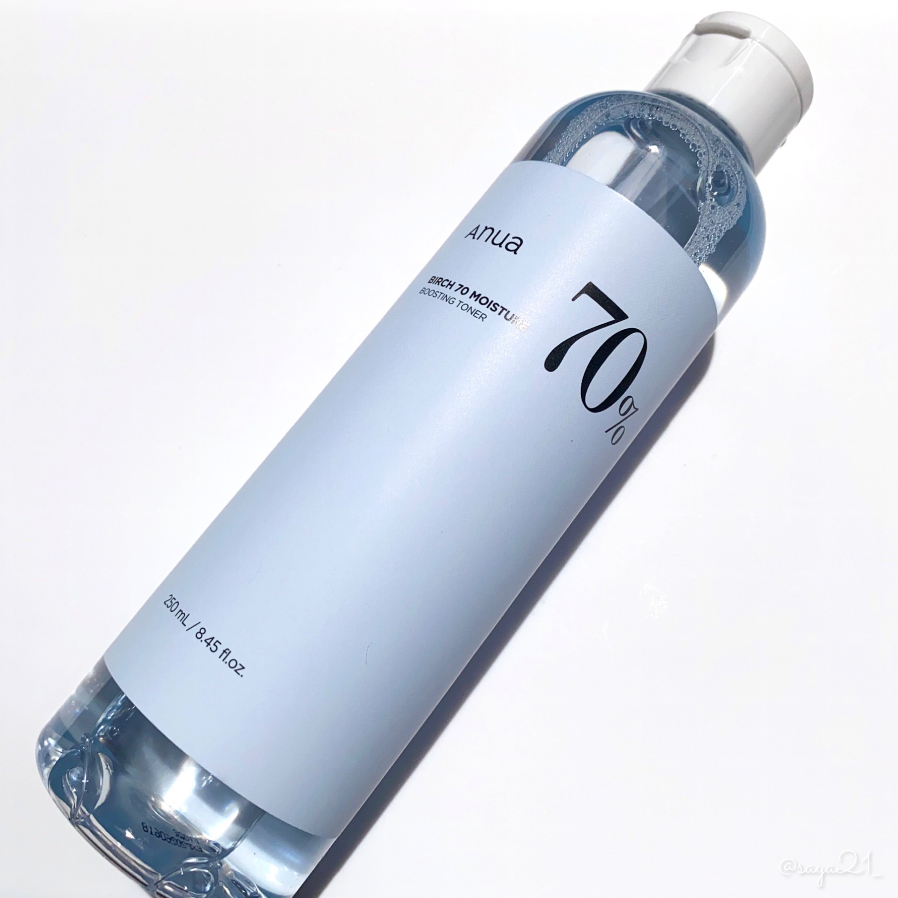 Anua シラカバ 70% 水分ブースティングトナーのクチコミ「\ 暑い夏のスキンケアにピッタリなAnuaのシラカバトナー🦈𓂃𓈒𓏸︎︎︎︎ /

⚜️Anua.....」（1枚目）