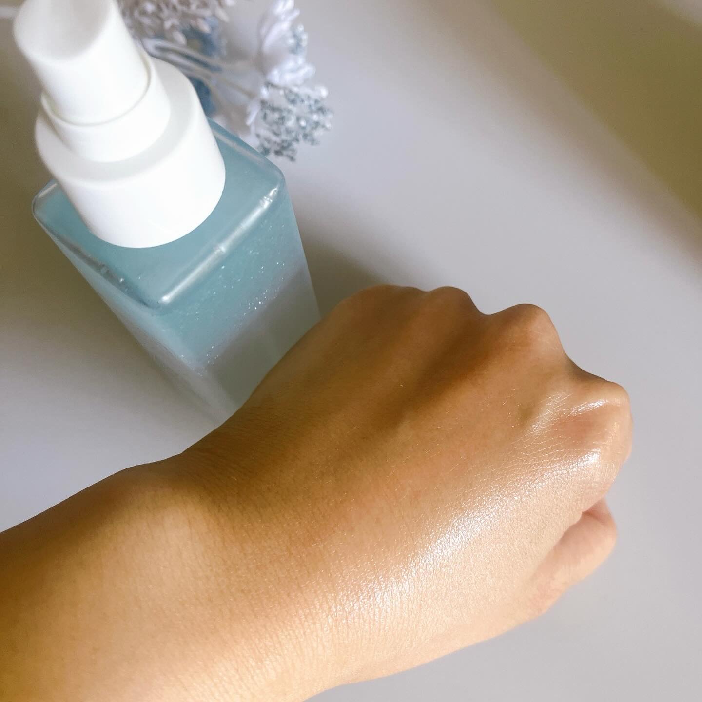 TEABLESS パヒュームヘア＆ボディミスト コットンブルーメロウティーのクチコミ「TEABLESS
コットンブルーメロウティーパフュームヘア&ボディミスト 

@teables.....」（3枚目）