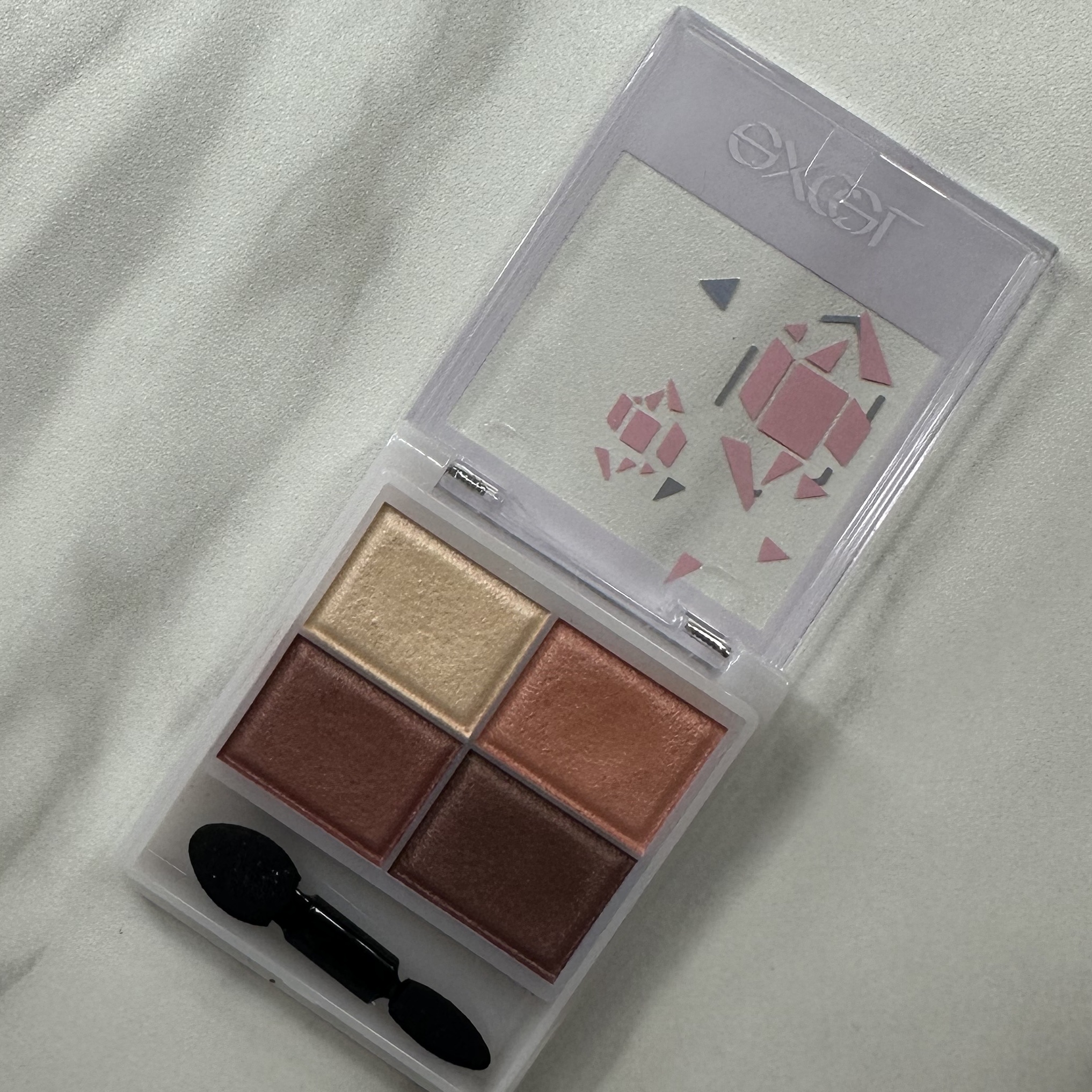 スキニーリッチシャドウ SR11'23 ブリックブラウン(限定デザイン)/excel/アイシャドウパレットを使ったクチコミ（2枚目）