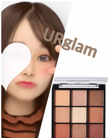 UR GLAM　BLOOMING EYE COLOR PALETTE/U R GLAM/パウダーアイシャドウを使ったクチコミ（1枚目）